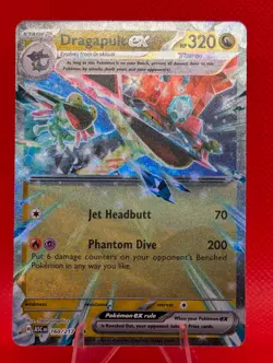 DRAGAPULT EX 160/217 DOUBLE RARE ME: ASCENDED HEROES POKEMON NM/M DRAGAPULT EX - Image 1