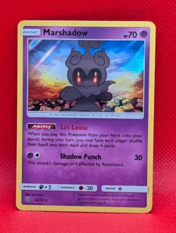 MARSHADOW 45/73 HOLO R SHINING LEGENDS POKEMON HOLO LP MARSHADOW - Image 1