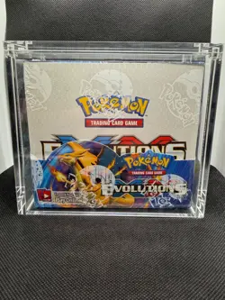 Pokemon XY Evolutions Booster Box Sealed (with Acrylic Case) - Image 1