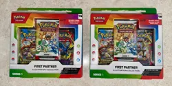 Pokemon First Partner Illustration Collection Box (Lot of 2) Brand New Sealed - Image 1
