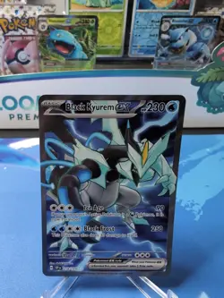 Black Kyurem ex 218/191 Pokemon Surging Sparks SV Full Art Ultra Rare Holo NM - Image 1