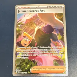 The Pokemon Company Janine's Secret Art 173/131 Prismatic Evolutions Rare Holo … - Image 1