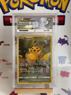 Pokemon TCG Pikachu Special Art Crown Zenith GG30/GG70 ACE 9 Mint - Image 1