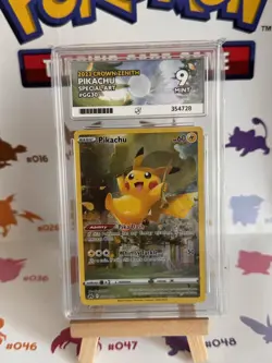 Pokemon TCG Pikachu Special Art Crown Zenith GG30/GG70 ACE 9 Mint - Image 2