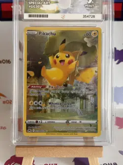 Pokemon TCG Pikachu Special Art Crown Zenith GG30/GG70 ACE 9 Mint - Image 3