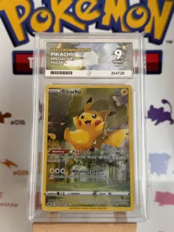 Pokemon TCG Pikachu Special Art Crown Zenith GG30/GG70 ACE 9 Mint - Image 5