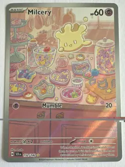 Pokemon Milcery Illustration Rare Holo 152/142 Stellar Crown 60HP Engli… - Image 1