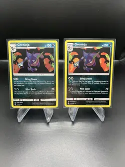 Pokemon TCG: Greninja 117/214 Sun & Moon Unbroken Bonds Holo & Reverse Holo LP - Image 1