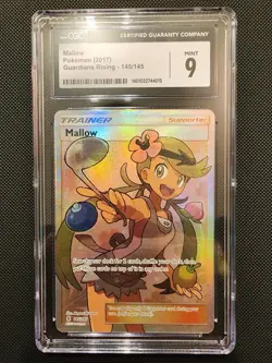 2017 Pokemon Sun & Moon Guardians Rising Mallow Guardians CGC Mint 9 #145 - Image 1