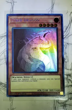 Konami Yu-Gi-Oh! Cyber Dragon Ghost Rare Foil 1st Ed GFP2-EN178 GFP2 - Image 1