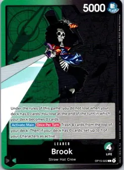 Brook () L Adventure on Kami's Island OP15-022 NM ONE PIECE CCG - Image 1