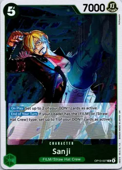 Sanji R Carrying On His Will OP13-027 NM One piece CCG - Image 1