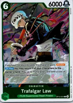 Trafalgar Law R Carrying On His Will OP13-031 NM One piece CCG - Image 1