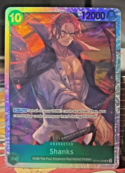 Shanks SR - OP13-028 Carrying on His Will One Piece English - Image 1
