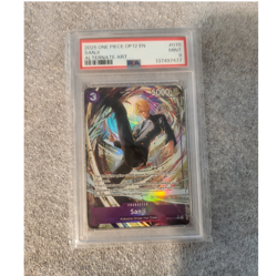 Bandai 2025 One Piece CCG Sanji OP12-070 Legacy Master Alt Art Foil PSA 9 - Image 1