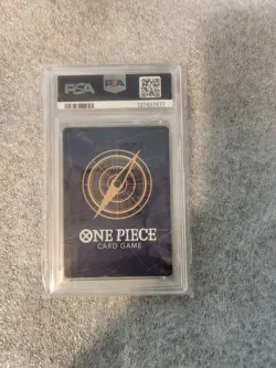 Bandai 2025 One Piece CCG Sanji OP12-070 Legacy Master Alt Art Foil PSA 9 - Image 2