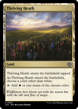 Thriving Heath #363 | Near Mint | The Lost Caverns of Ixalan Commander Magic MTG - Image 1