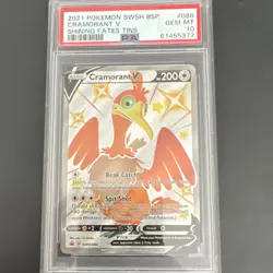 Pokemon Cramorant V SWSH086 Sword & Shield Promo Holo Basic 200 HP Card 2021 - Image 1