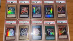 Yu-Gi-Oh! PSA 9 Bulk PSA Sale (Free Shipping in USA) Cards as Shown 10 Cards - Image 1