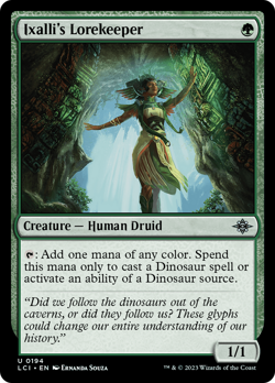 Ixalli's Lorekeeper #194 | Near Mint | The Lost Caverns of Ixalan Magic MTG - Image 1