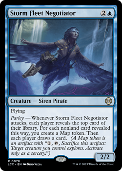 Storm Fleet Negotiator #78 | NM | The Lost Caverns of Ixalan Commander Magic MTG - Image 1
