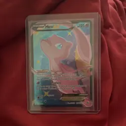Pokemon Mew EX Full Art Holo Card 120 HP Psychic Pokemon TCG English - Image 1