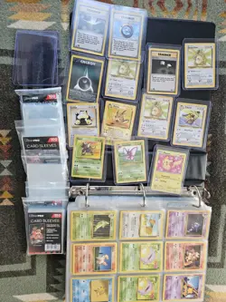 HUGE Vintage Pokemon Card Near Mint Mixed Set Lot Rares 1 Holo 1st Editions Etc - Image 1