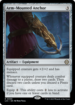 Arm-Mounted Anchor #99 | NM | The Lost Caverns of Ixalan Commander Magic MTG - Image 1