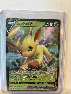 Crown Zenith Pokemon Card, Leafeon V 013/159 Ultra Rare - Image 1