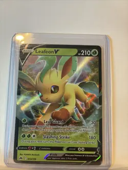 Crown Zenith Pokemon Card, Leafeon V 013/159 Ultra Rare - Image 2