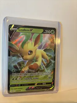 Crown Zenith Pokemon Card, Leafeon V 013/159 Ultra Rare - Image 3