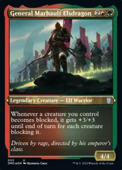 General Marhault Elsdragon (Foil Etched) [Dominaria United Commander] - Image 1