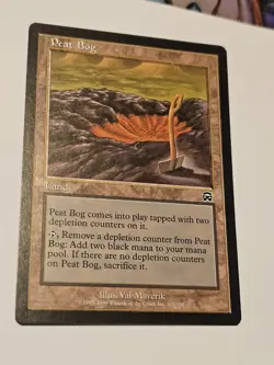 Peat Bog Mercadian Masques MTG Magic The Gathering LP - Image 1