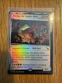 MTG Anzrag, the Quake-Mole. Showcase Foil. MKM - Image 1