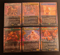 Magic the Gathering Lord of the Rings Farewell Non-Foil Scene Set Complete - Image 1