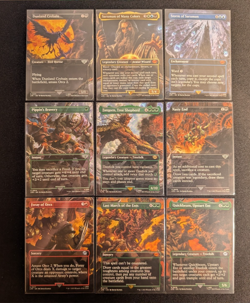 MTG Lord of the Rings March of the Ents Non-Foil Scene Set Complete - Image 1