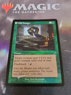 Mtg. Wild Hunger. Foil Retro Frame. Innistrad Remastered. Pack Fresh - Image 1