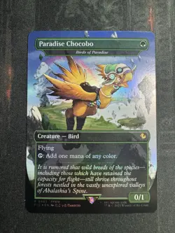 [1x] Paradise Chocobo - Birds of Paradise - Foil - Borderless Near Mint, English - Image 1