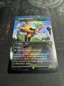 [1x] Paradise Chocobo - Birds of Paradise - Foil - Borderless Near Mint, English - Image 2