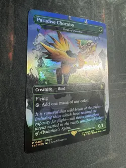 [1x] Paradise Chocobo - Birds of Paradise - Foil - Borderless Near Mint, English - Image 4