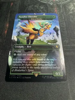 [1x] Paradise Chocobo - Birds of Paradise - Foil - Borderless Near Mint, English - Image 5