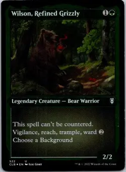 Wilson, Refined Grizzly (Foil Etched) U Commander Legends: Battle for Baldur's G - Image 1