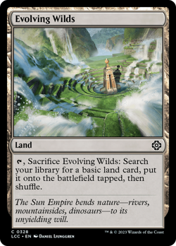 Evolving Wilds #328 | Near Mint | The Lost Caverns of Ixalan Commander Magic MTG - Image 1