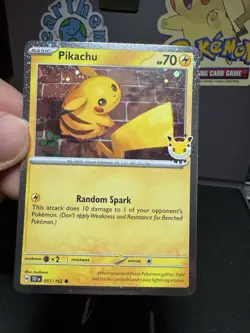 Pikachu (Pokemon Day 2026) 051/162 Miscellaneous Cards & Products Holo - Image 2