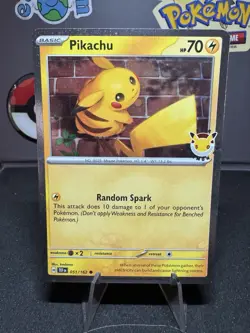 Pikachu (Pokemon Day 2026) 051/162 Miscellaneous Cards & Products Holo - Image 3