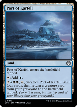Port of Karfell #347 | NM | The Lost Caverns of Ixalan Commander Magic MTG - Image 1
