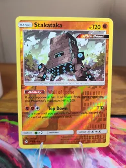 Stakataka Reverse Holo Holo Rare Unbroken Bonds 106/214 Pokemon - Image 1