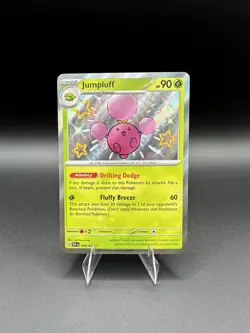 Pokemon: Jumpluff Paldean Fates 098/091 Shiny Holo Rare NM - Image 1