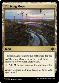 Thriving Moor #365 | Near Mint | The Lost Caverns of Ixalan Commander Magic MTG - Image 1