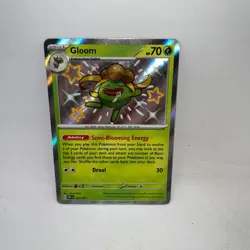 Gloom 093/091 Shiny Rare Paldean Fates Pokemon Holo Near Mint - Image 1